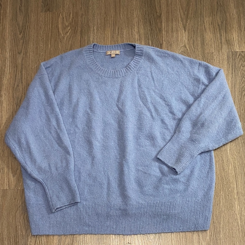 J. Crew Light Blue Crewneck Sweater